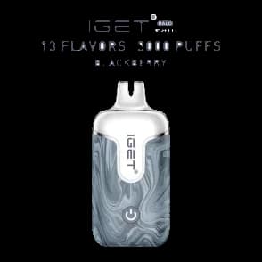 IGET Halo Blackberry - IGET Halo Vape Kit 3000 Puffs