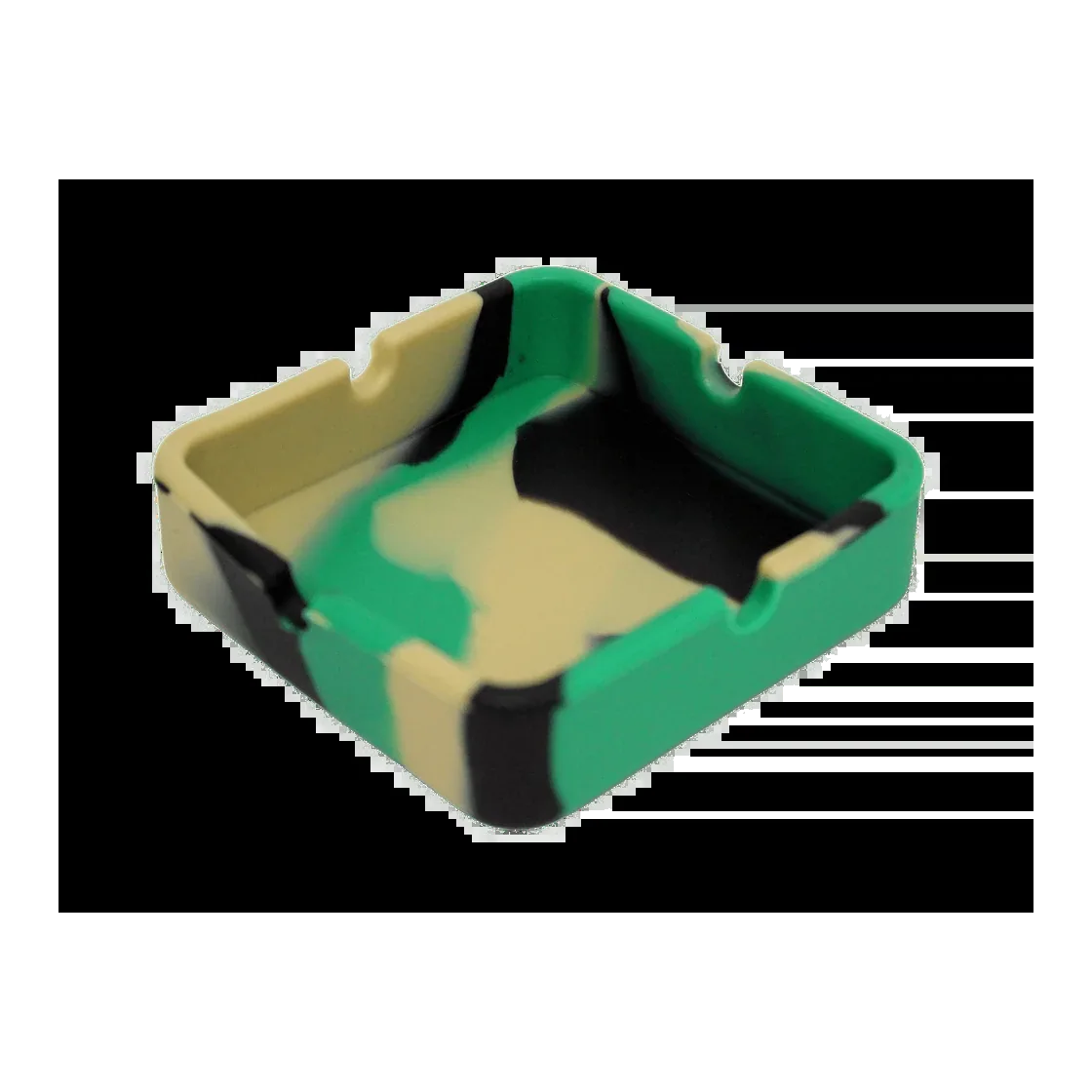 Vape Accessories 3.2″ Square Silicone Ashtray Assorted Color