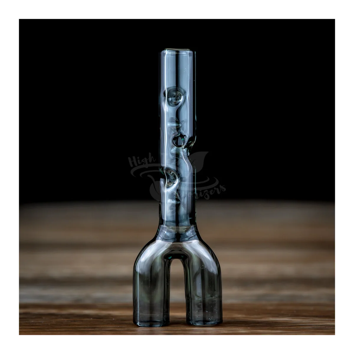 Vape Accessories 3D Double Barrel Glass VapCap Stem