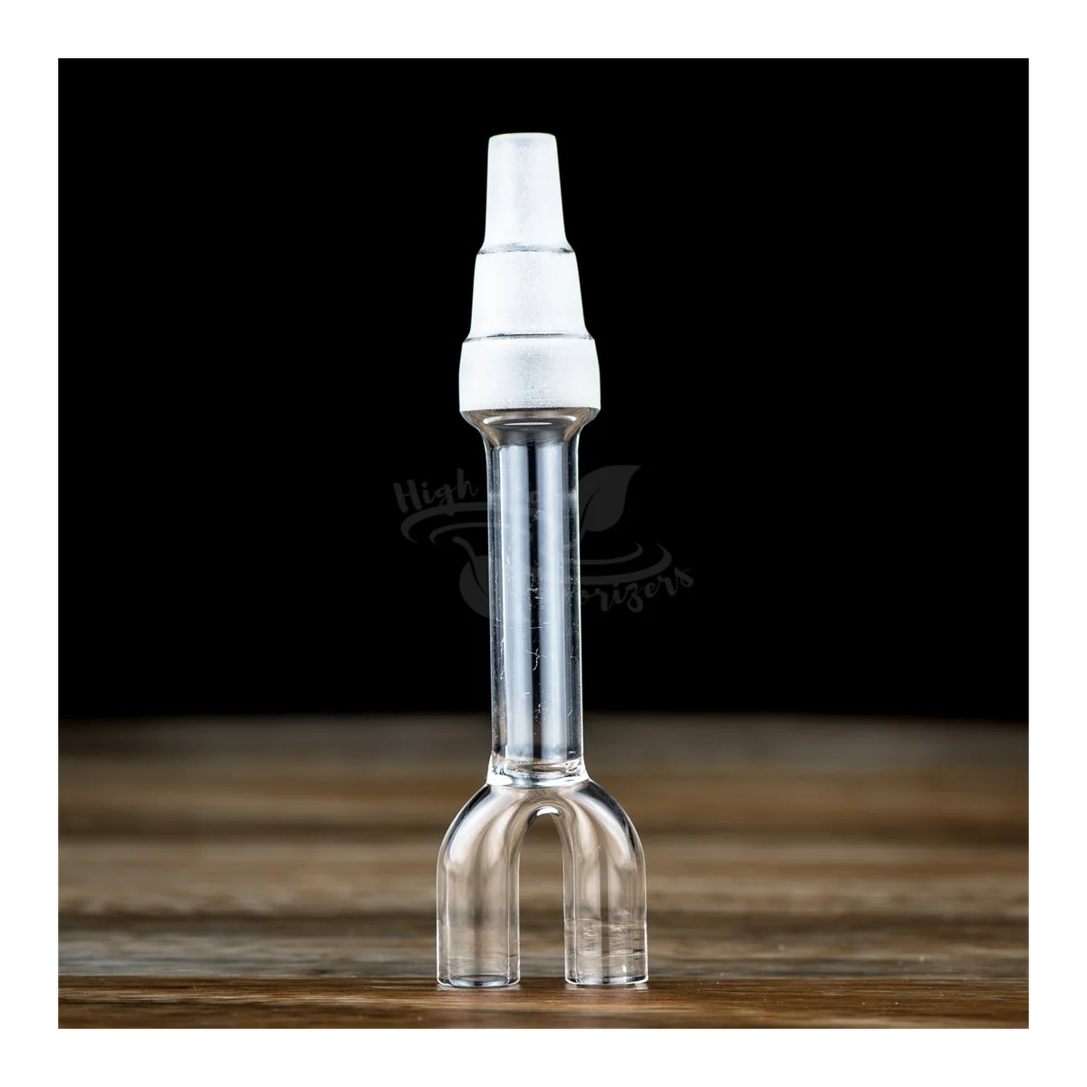 Vape Accessories 3in1 Double Barrel Glass VapCap Stem
