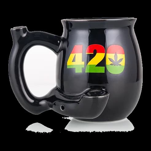 Vape Accessories 420 Pipe Mug - Black