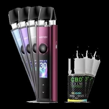 Disposable Vapes CBD Terpenes Vape Pack with GeekVape Wenax Q