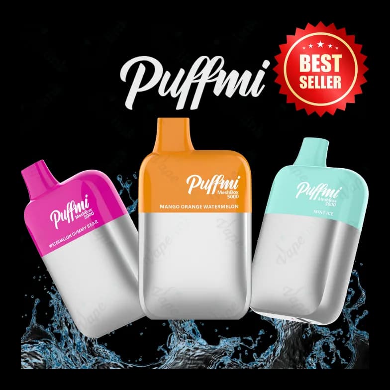 Disposable Vapes Puffmi MeshBox 5000 Rechargeable Disposable Vape