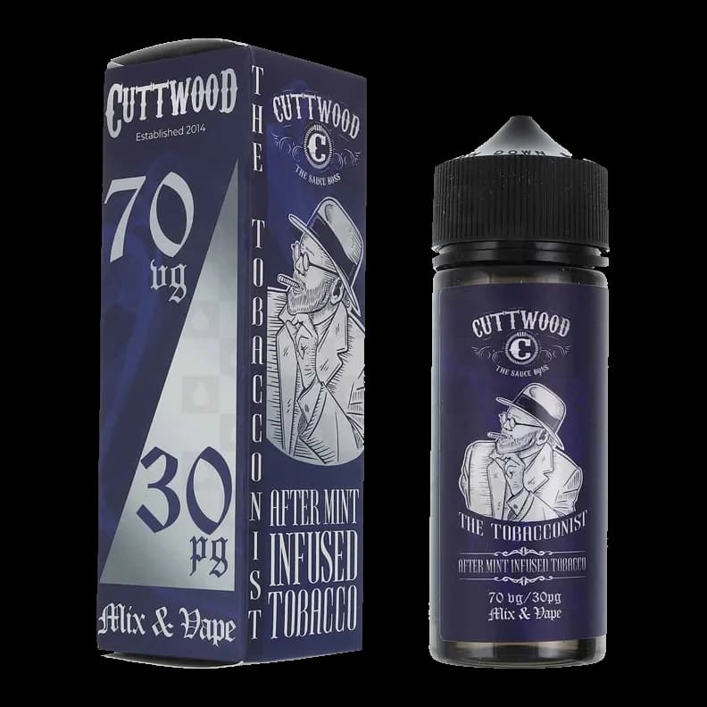 E-Juice After Mint Infused Tobacco - The Tobacconist by Cuttwood E Liquid - 100ml Short Fill