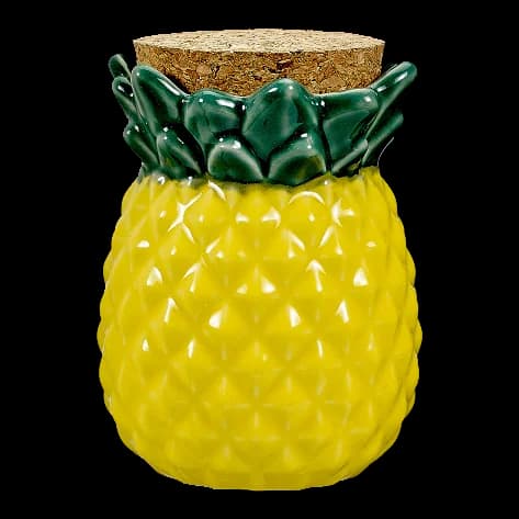 Vape Accessories Ceramic Stash Jar - Pineapple