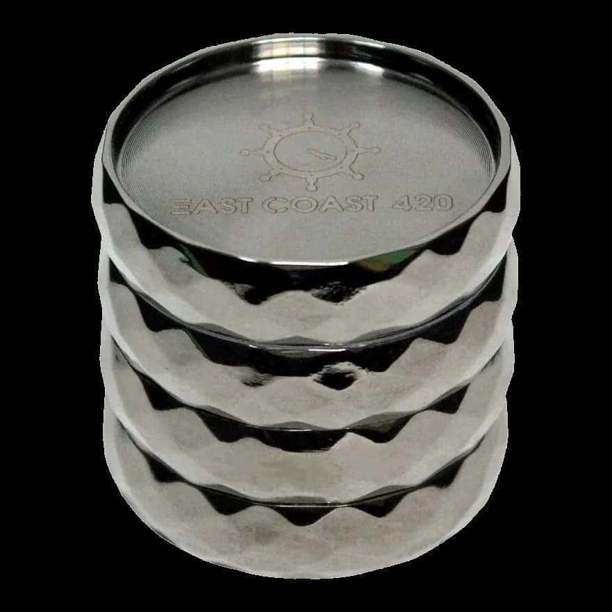 Vape Accessories EC420 Diamond Shape Grinder - 55mm 4-Piece