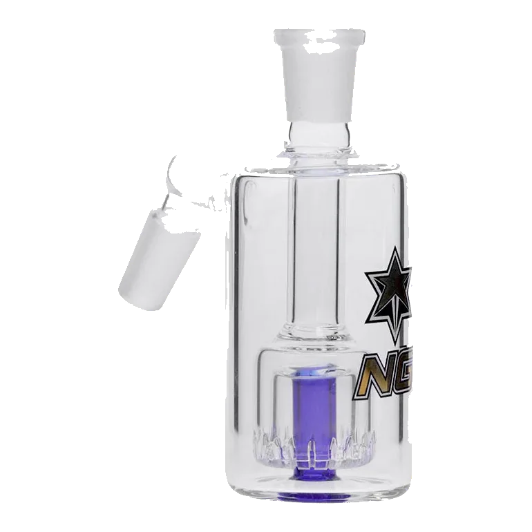 Vape Accessories Nice Glass Double Wall 14mm Ashcatcher - Blue