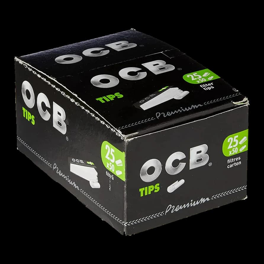 Vape Accessories OCB Black Premium Filter Tips Booklet