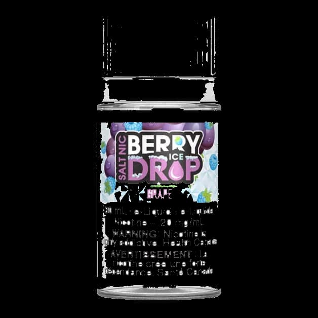 E-Liquids Berry Drop Ice Salt Nic E-Liquid - Grape 30ml