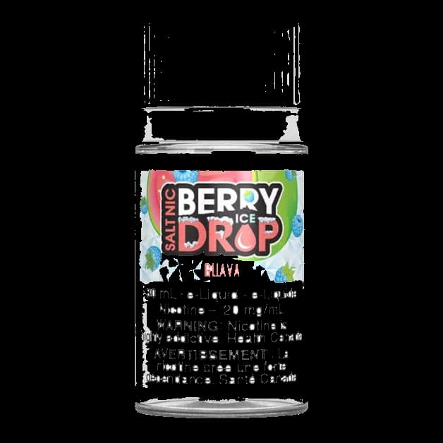E-Liquids Zesty guava and Blue raspberry served up ice cold. Berry Drop Salt is NOT intended for