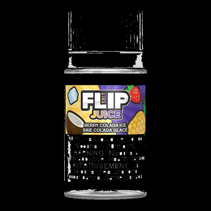 E-Liquids Flip Juice Salt-Nic E-Liquid - Berry Colada Ice 30ml