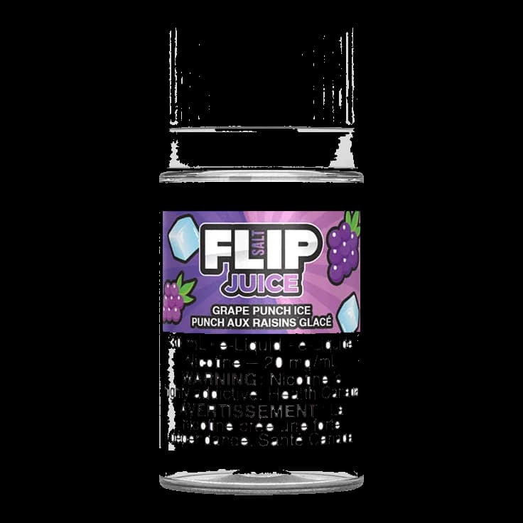 E-Liquids Flip Juice Salt-Nic E-Liquid - Grape Punch Ice 30ml