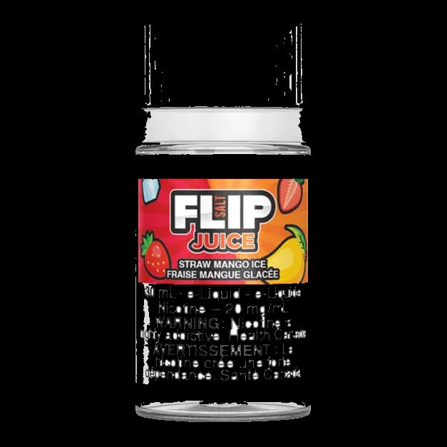 E-Liquids Flip Juice Salt-Nic E-Liquid - Straw Mango Ice 30ml