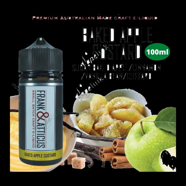 E-Liquids Frank & Atticus - Baked Apple Custard 100ml