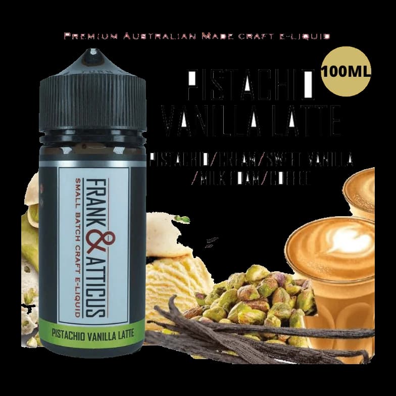 E-Liquids Frank & Atticus - Pistachio Vanilla Latte 100ml