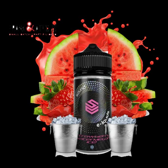 E-Liquids Frank & Atticus - SOUND - Strawberry Watermelon Ice 100ml