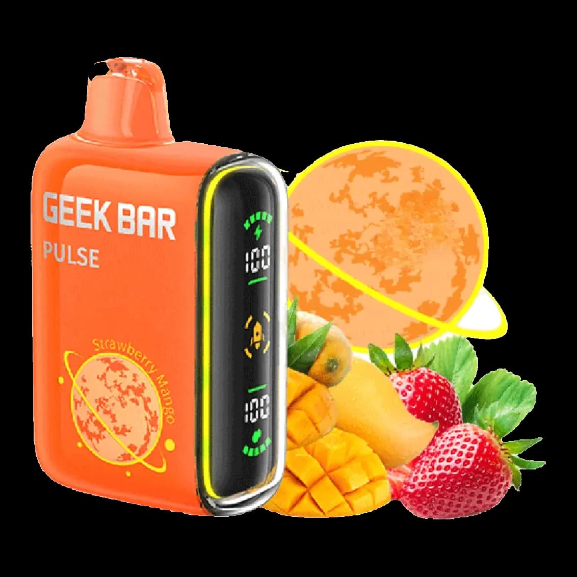 Geek Bar Geek Bar Pulse Strawberry Mango Disposable Vape 15,000 puffs