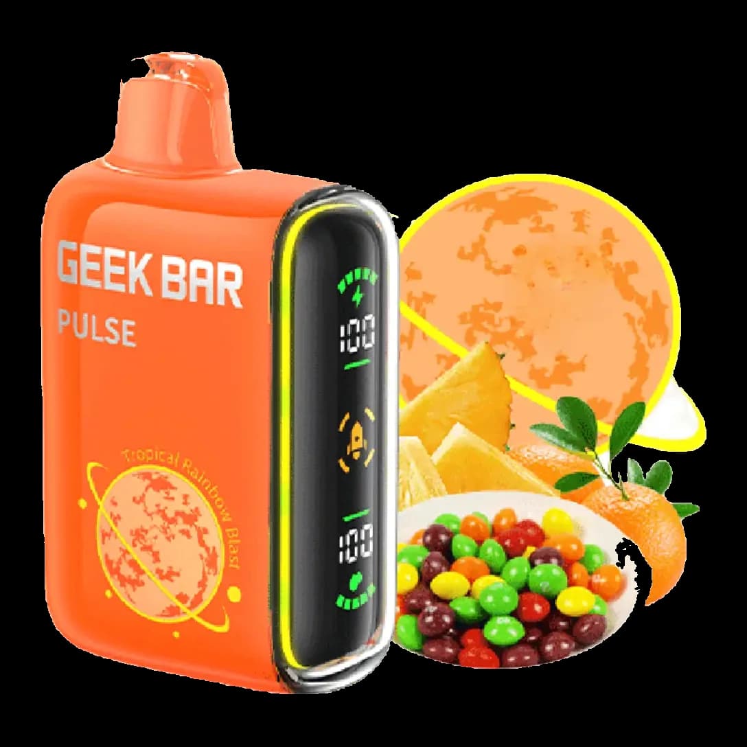 Geek Bar Tropical Rainbow Blast Geek Bar Pulse 15000 puffs