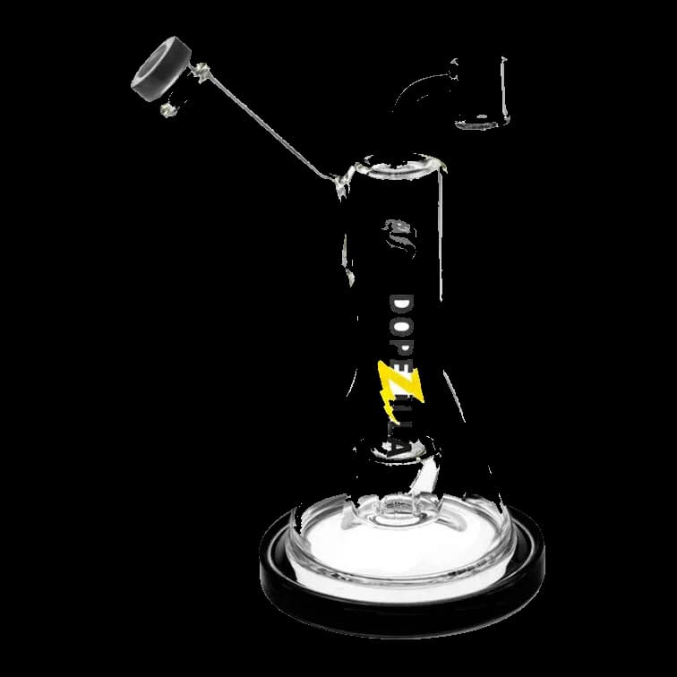 Glass Bongs 10″ Dopezilla Basilisk Dab Rig - Black
