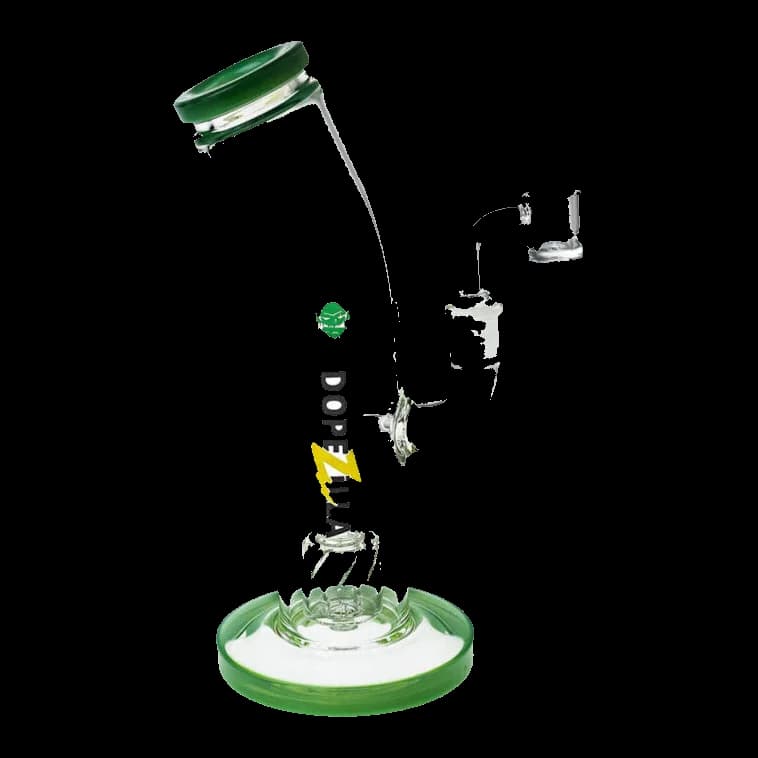 Glass Bongs 10″ Dopezilla Ogre Dab Rig - Milky Jade