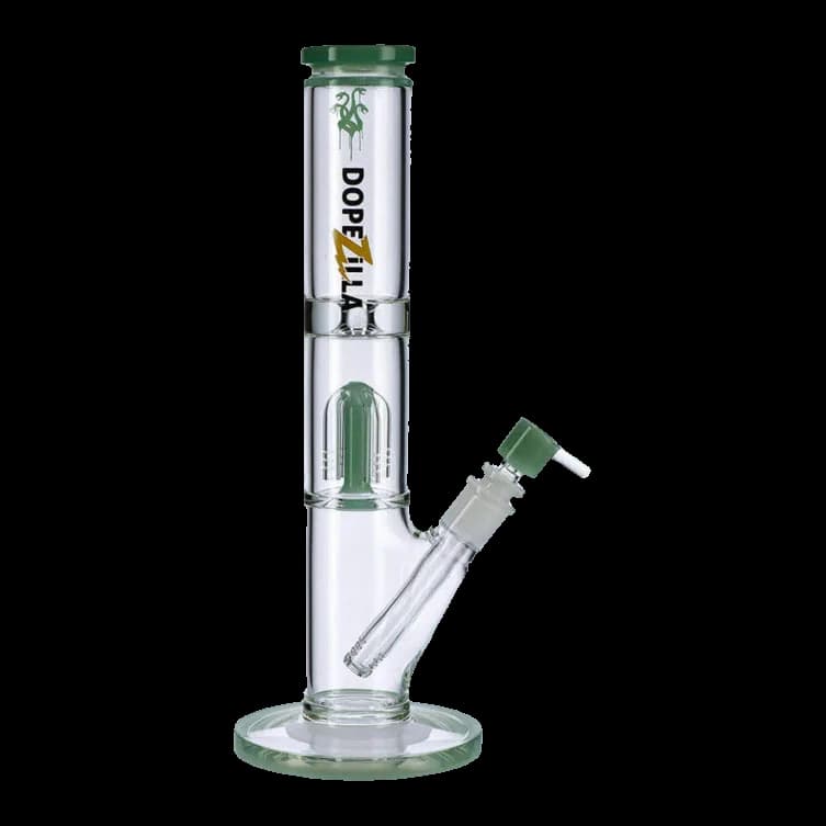 Glass Bongs 13″ Dopezilla Hydra Water Pipe - Milky Teal