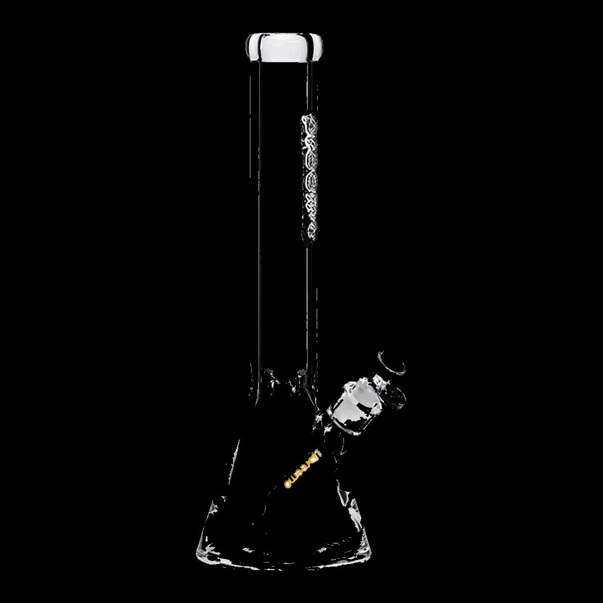 Glass Bongs 16″ 9mm Preemo Clear Embossed Logo Beaker Bong