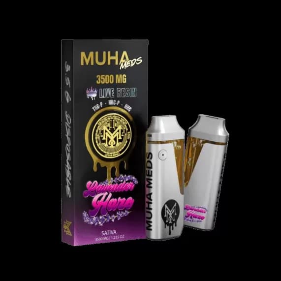 Muha Meds Muha Meds Lavender Haze 3500 mg Disposable - Sativa