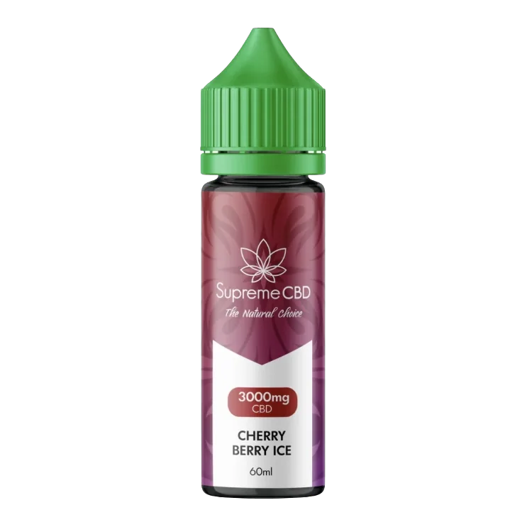 Supreme CBD Cherry Berry Ice E-Liquid 60ml (3000mg)