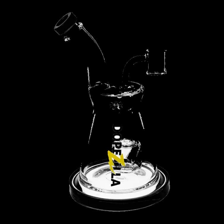 Glass Bongs 8″ Dopezilla Kraken Dab Rig - Black