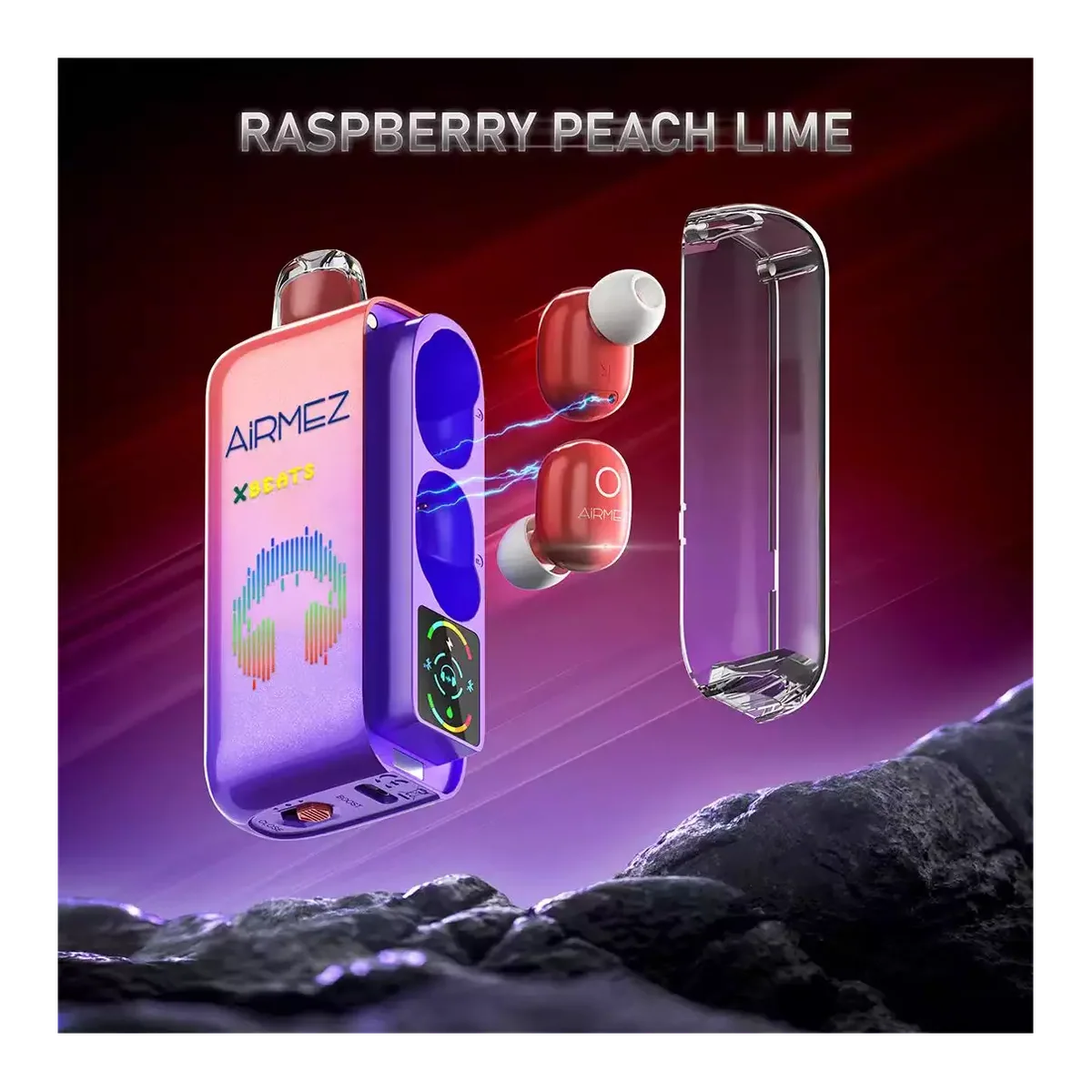 Airmez Xbeats Raspberry Peach Lime