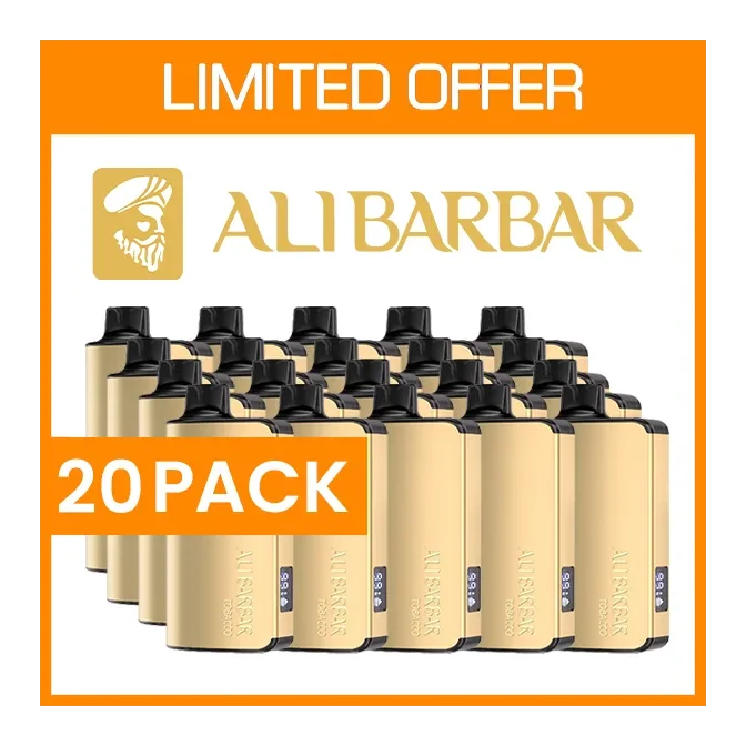 Bulk Buy Alibarbar Ingot 9000 Puff - 20 Pack