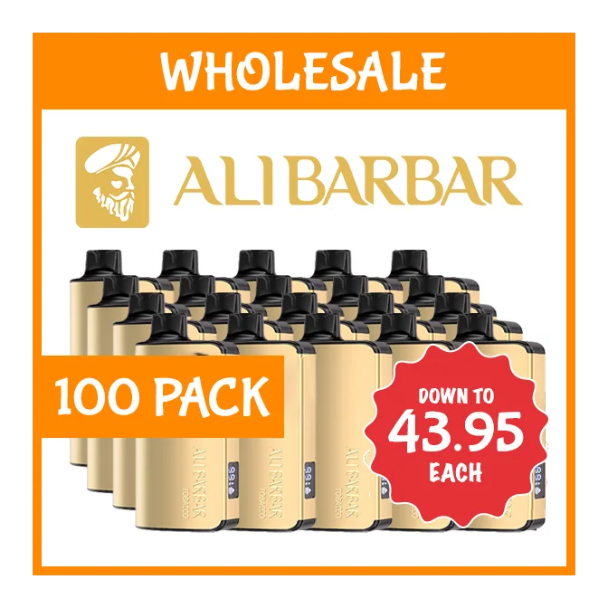 Bulk Buy 100 pcs Alibarbar 9000 Puffs - Bulk Vape Bundle
