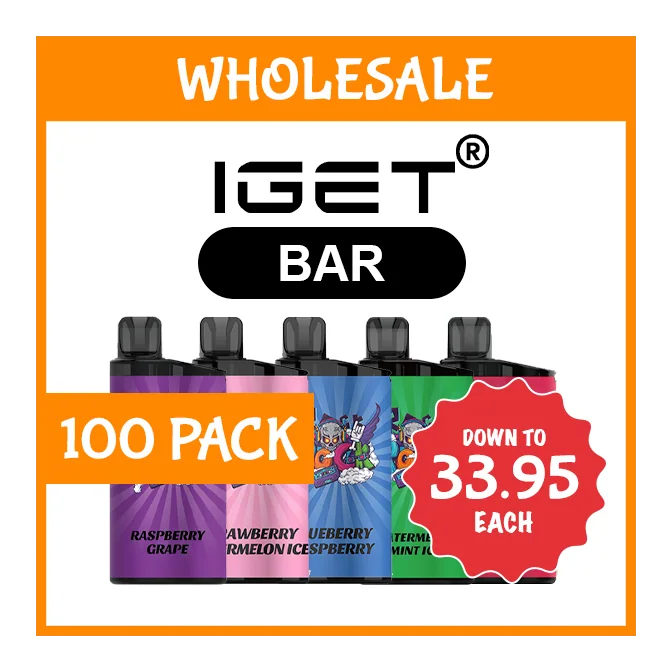 Bulk Buy 100 pcs IGET Bar 3500 Puffs - Bulk Stock Bundle