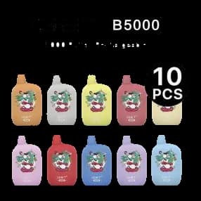 IGET Bulk Buy IGET B5000 Box Mixed Flavours (10 pcs)